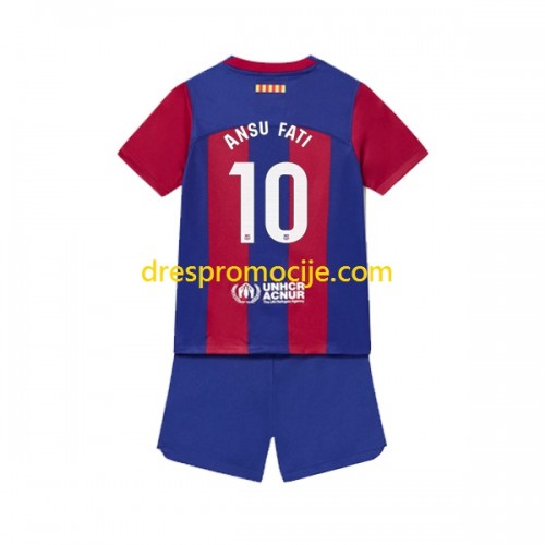 FC Barcelona Ansu Fati 10 Dres Dječji Domaći 2023/2024 Kratkih Rukava FC Barcelona Ansu Fati 10 Dres Dječji Domaći 2023/2024 Kratkih Rukava